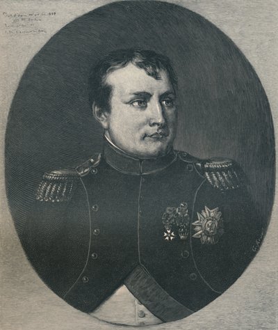 Napoleón Bonaparte en 1809, 1896 de Gustav Kruell