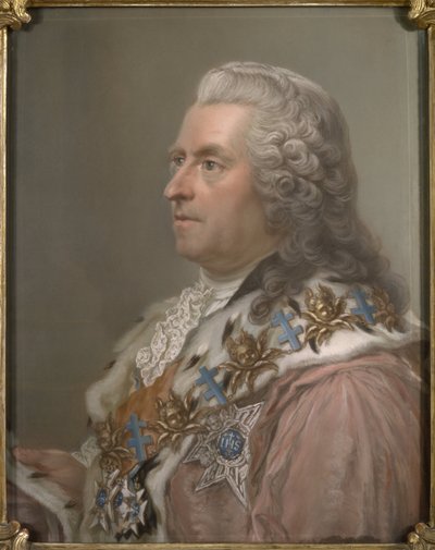 Retrato del Conde Carl Gustaf Tessin de Gustav Lundberg