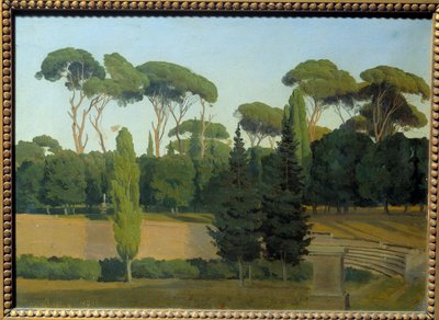 En los jardines de Villa Borghese de Gustav Palm