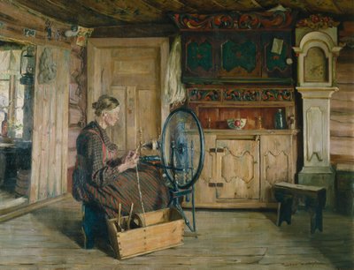 Brenna en Lia in Lom de Gustav Wentzel