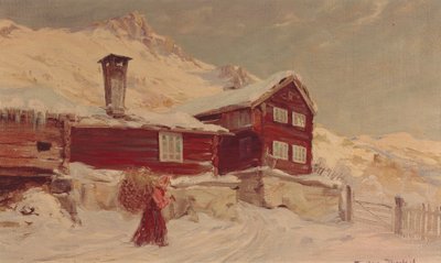 De Sandbu Farm (óleo sobre lienzo) de Gustav Wentzel
