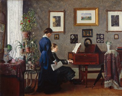 Clase de música de Gustav Wentzel