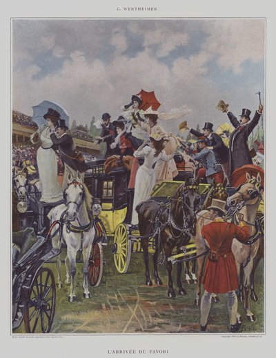 La llegada del favorito de Gustav Wertheimer
