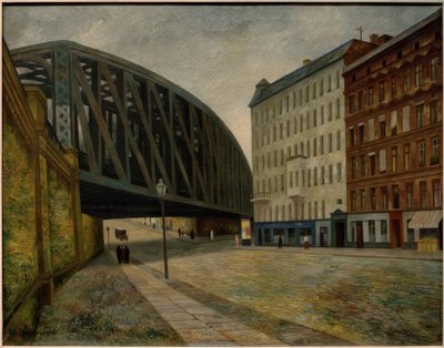 Puente sobre la calle Acker, Berlín Norte de Gustav Wunderwald