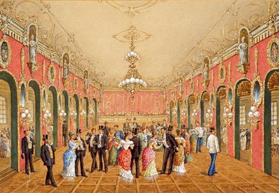 El Coliseo de Schöndorf (Baile en el Coliseo de Schwender) de Gustav Zafaurek
