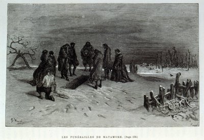Ilustración que representa al "Capitán Fracasse", personaje de la commedia dell