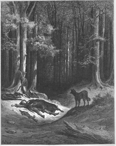 El lobo y el cazador - de 