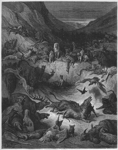 Los animales enfermos de la peste - de 