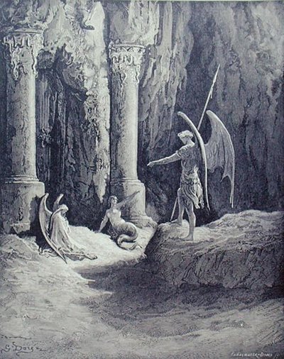 Satanás en las puertas del infierno, del Libro II de 