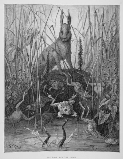 La liebre y las ranas, de 
