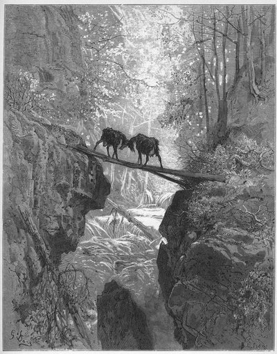 Las dos cabras - de 