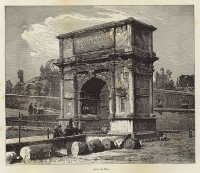 Arco de Tito de Gustave Bauernfeind