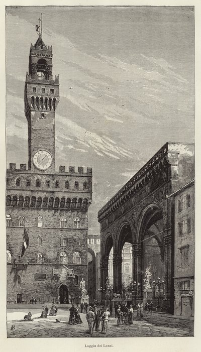 Loggia dei Lanzi de Gustave Bauernfeind