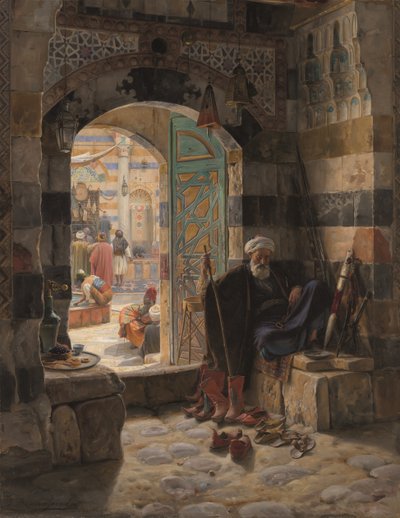 Alcaide de la Mezquita, Damasco de Gustave Bauernfeind