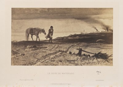Gustave Brion - La noche de Waterloo de Gustave Brion