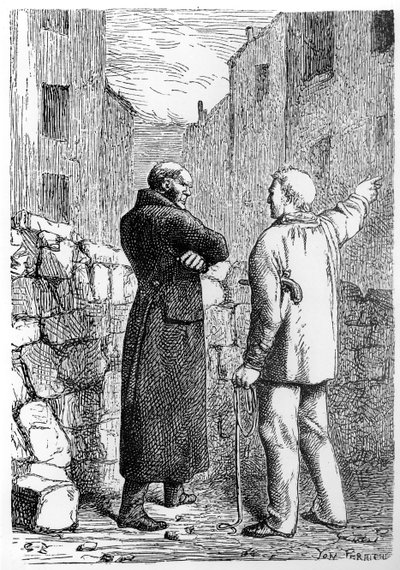 Jean Valjean se venga, ilustración de 