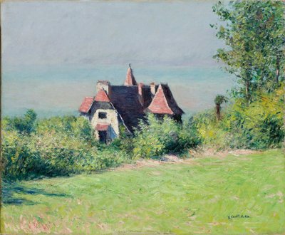 Una villa en Trouville, 1882 de Gustave Caillebotte