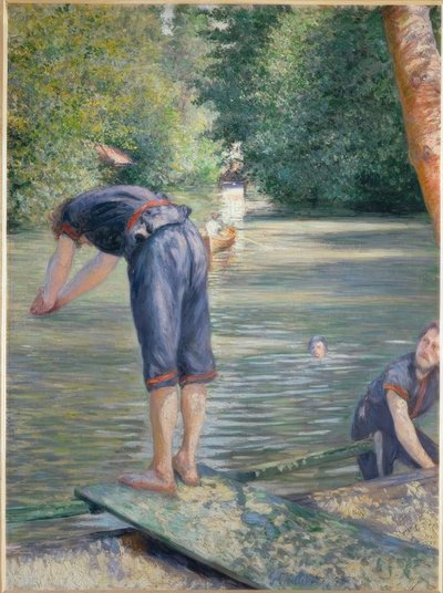 Bañistas de Gustave Caillebotte