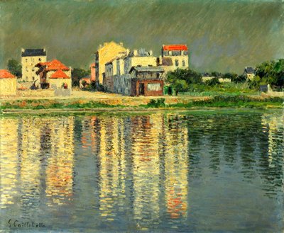 Orillas del Sena en Argenteuil, 1889 de Gustave Caillebotte
