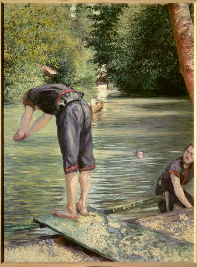 Bañistas de Gustave Caillebotte