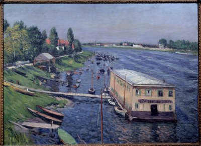 Garaje de botes en Argenteuil de Gustave Caillebotte