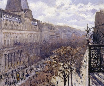 Boulevard des Italiens, 1880 de Gustave Caillebotte