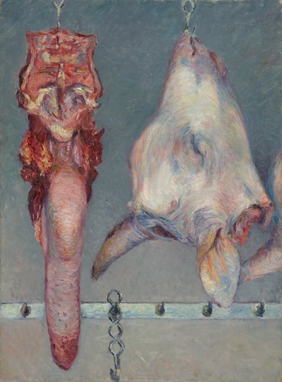 Cabeza de ternera y lengua de buey de Gustave Caillebotte