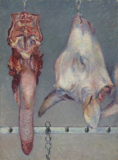 Cabeza de ternero y lengua de buey, c.1882 de Gustave Caillebotte
