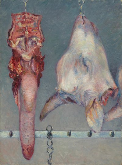 Cabeza de Ternera y Lengua de Buey, c. 1882 de Gustave Caillebotte