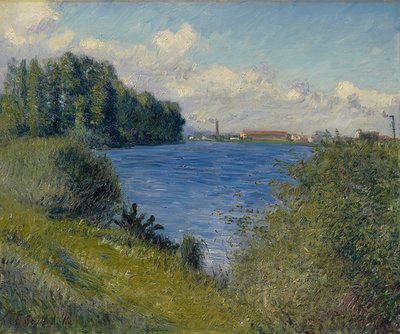 El Sena en Argenteuil de Gustave Caillebotte