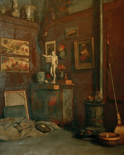 Interior de taller de Gustave Caillebotte