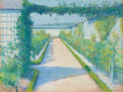 Jardín potager, Yerres de Gustave Caillebotte