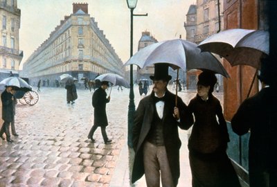 Calle de París en un Día Lluvioso de Gustave Caillebotte