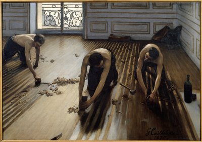 Cepilladoras de parquet de Gustave Caillebotte