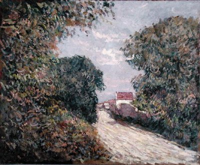 Camino en el borde de Gustave Caillebotte