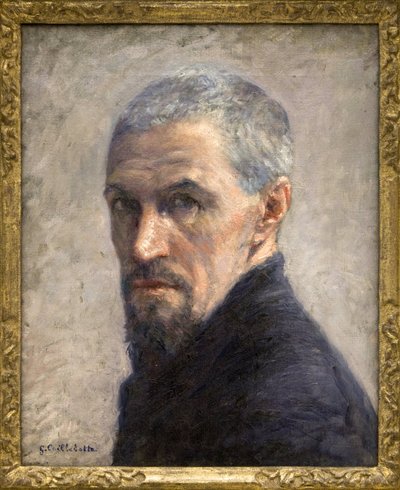 Retrato de Gustave Caillebotte (óleo sobre lienzo) de Gustave Caillebotte