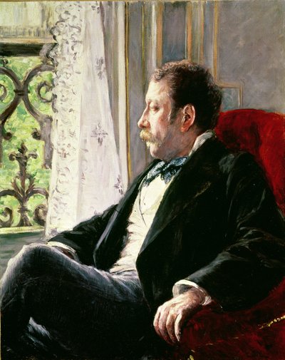 Retrato de un Hombre de Gustave Caillebotte