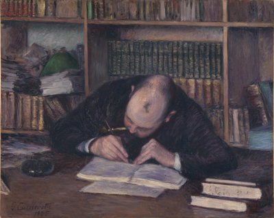 Retrato del Librero E. J. Fontaine, 1885 de Gustave Caillebotte
