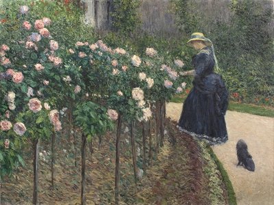 Rosas, Jardín en Petit Gennevilliers de Gustave Caillebotte