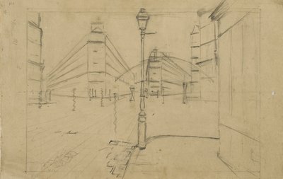 Estudio para Calle de París, Día Lluvioso, 1877 de Gustave Caillebotte