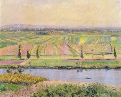 La llanura de Gennevilliers desde las colinas de Argenteuil, 1888 de Gustave Caillebotte