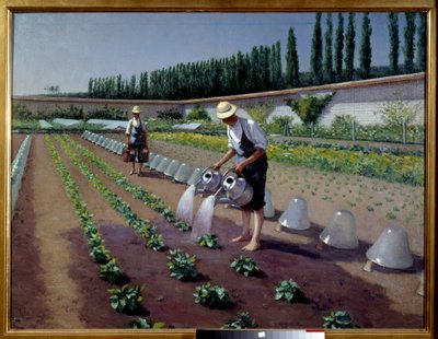 Los jardineros de Gustave Caillebotte