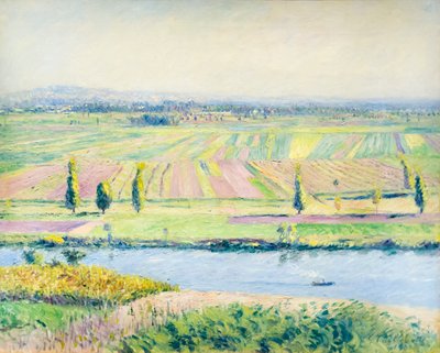 La llanura de Gennevilliers desde las colinas de Argenteuil de Gustave Caillebotte