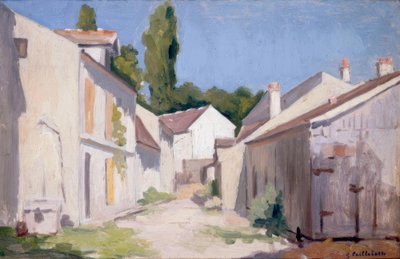 Un camino en Yerres de Gustave Caillebotte