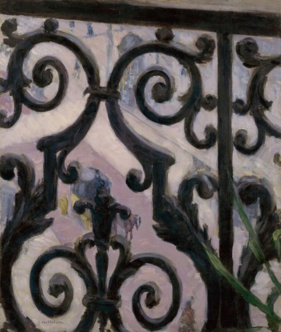 Vista desde un balcón de Gustave Caillebotte