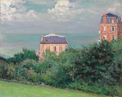 Villas en Villers-sur-Mer, 1880 de Gustave Caillebotte