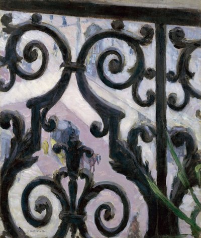 Vue depuis le balcon de Gustave Caillebotte