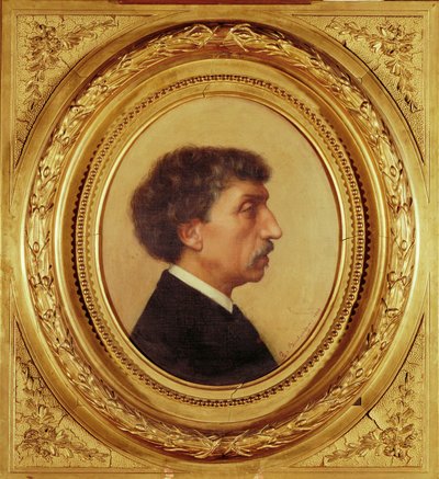 Charles Garnier, arquitecto, cuyos planos para el nuevo ... de Gustave Clarence Rodolphe Boulanger
