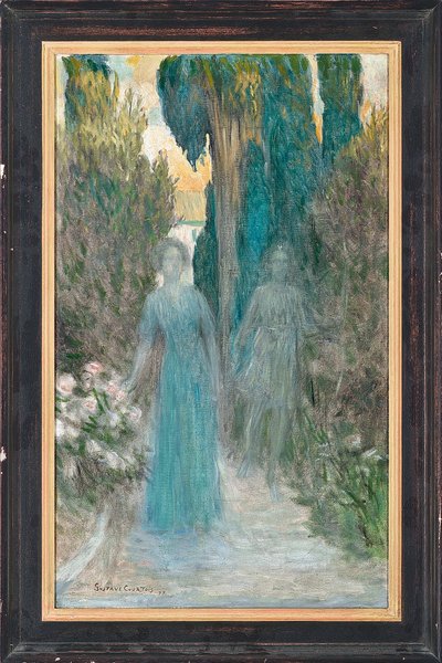 Diana y una asistente, 1897 de Gustave Claude Etienne Courtois