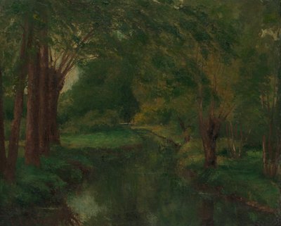 Un arroyo en un claro posiblemente Arroyo, Valle de Fontcouverte, Estudio de Gustave Courbet